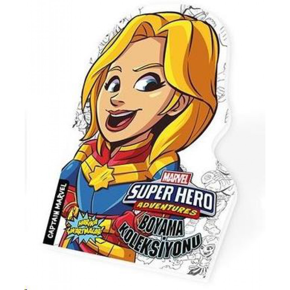 Marvel Süper Hero Captain Marvel Boyama Kolesiyonu