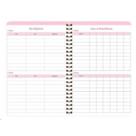 KESKİN 17*24 SPİRALLİ AKADEMİK AJANDA-MARBLE 2021/2022