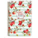 KESKİN 17*24 SPİRALLİ AKADEMİK AJANDA-GARNET 2021/2022