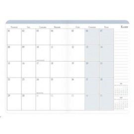 KESKİN 17*24 CİİLTLİ AKADEMİK AJANDA-MN DENİM 2021/2022