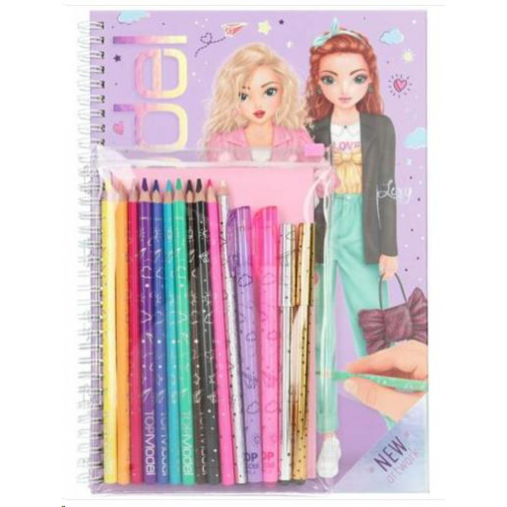 TOPModel Boyama Kitabı Kalemli N/A 0411485_A