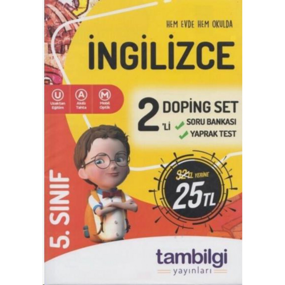 Tam Bilgi 5.Sınıf İngilizce 2 li Soru Bankası-Y.test