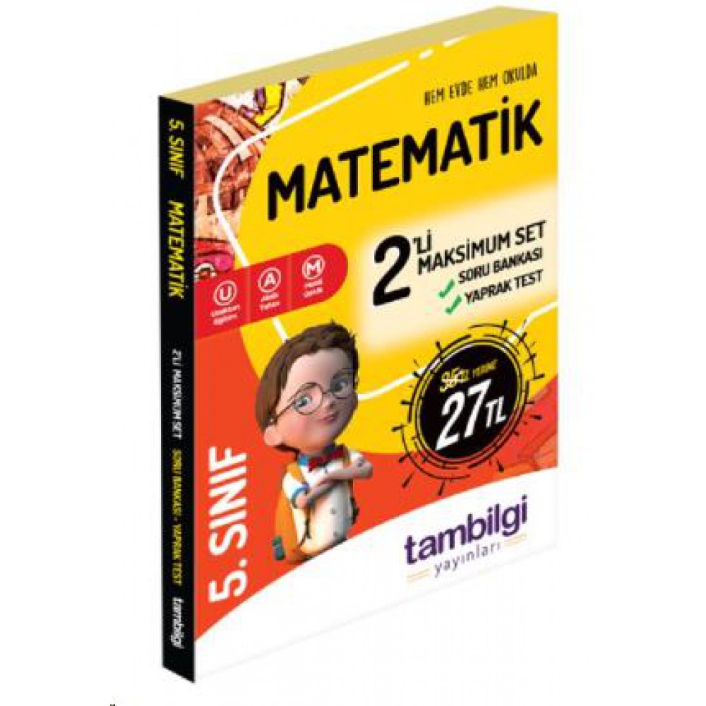 Tam Bilgi 5.Sınıf Matematik 2 li Soru Bankası-Y.test