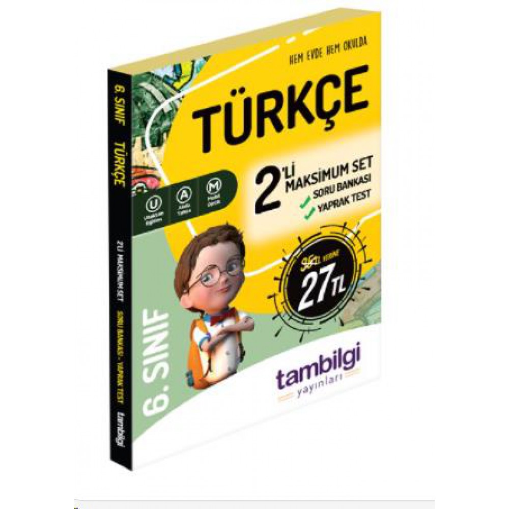 Tam Bilgi 6.Sınıf Türkçe 2 li Soru Bankası-Y.test