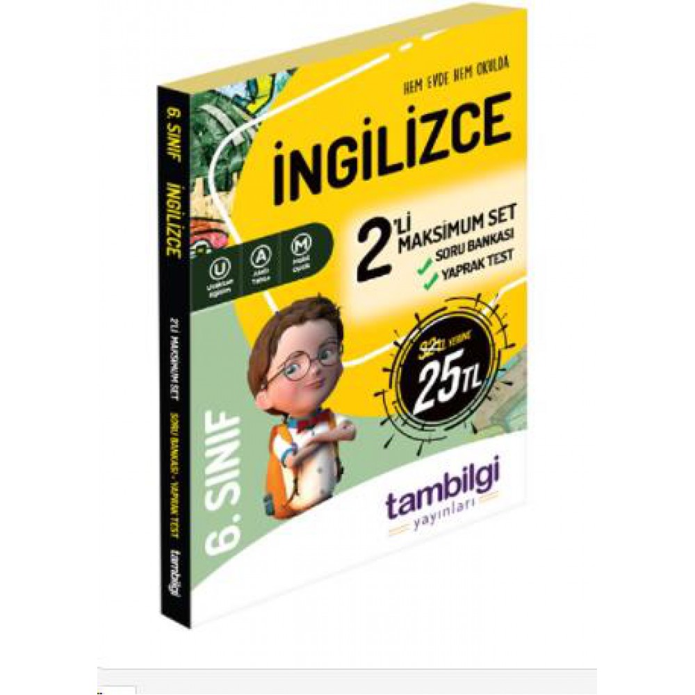 Tam Bilgi 6.Sınıf İngilizce 2 li Soru Bankası-Y.test