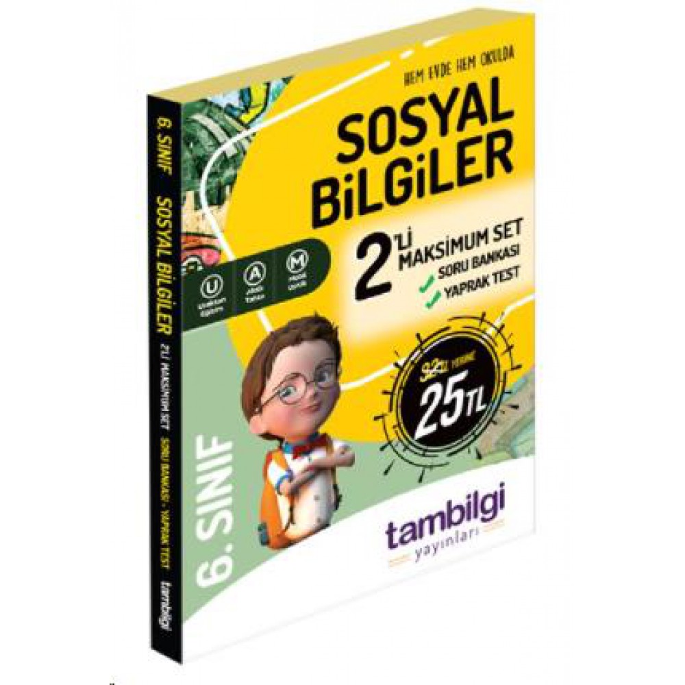 Tam Bilgi 6.Sınıf Sosyal Bilgiler 2 li Soru Bankası-Y.test