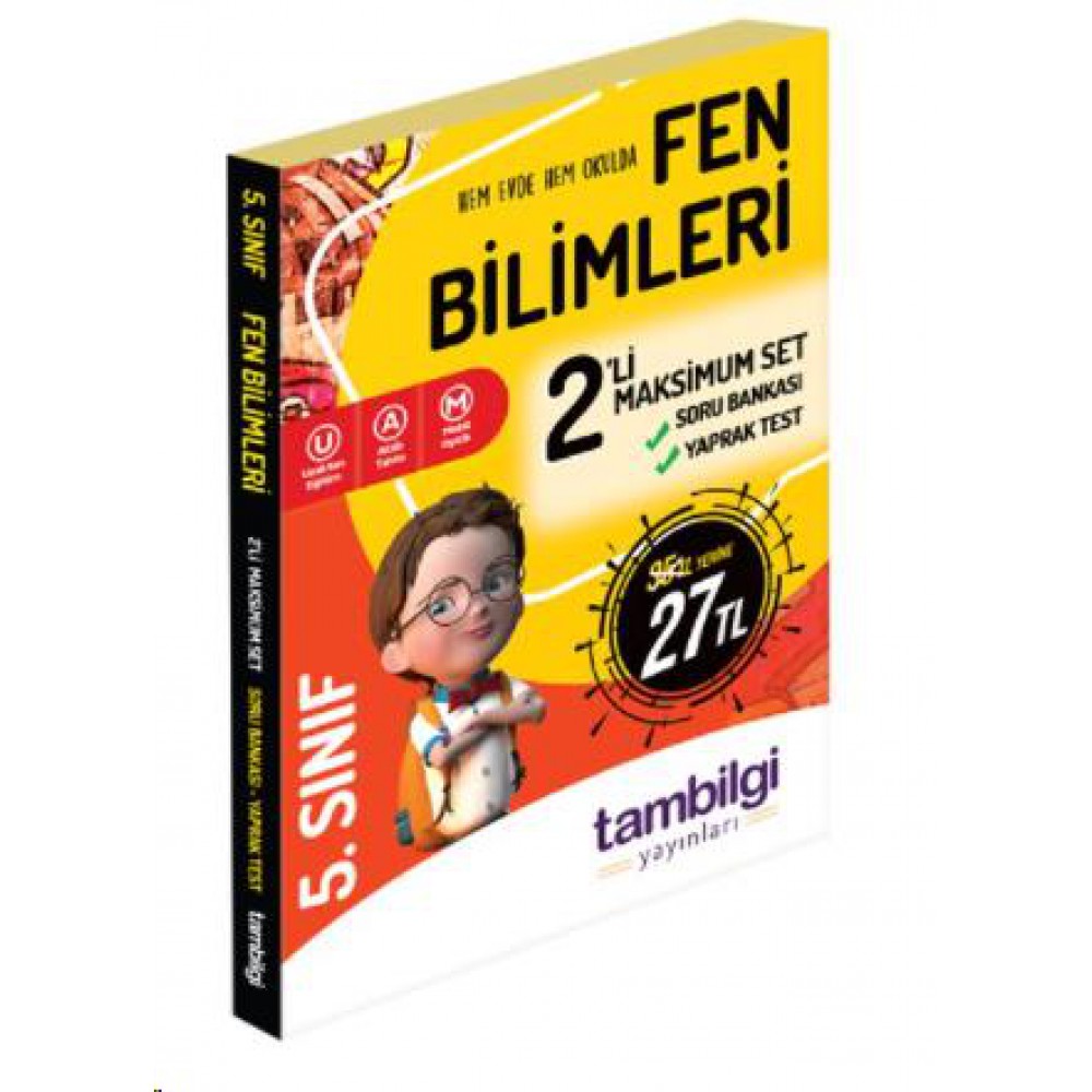 Tam Bilgi 5.Sınıf Fen Bilimleri 2 li Soru Bankası-Y.test