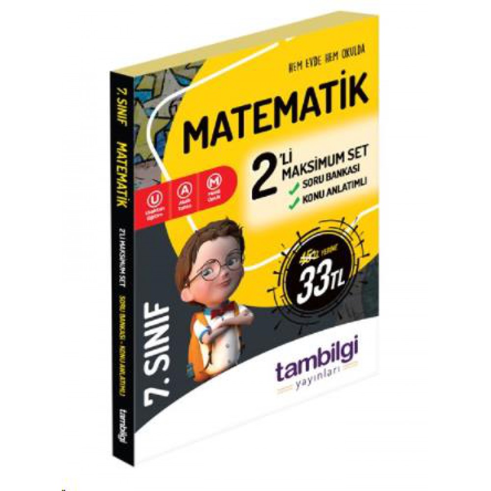 Tam Bilgi 7.Sınıf Matematik 2 li Soru Bankası-Y.test