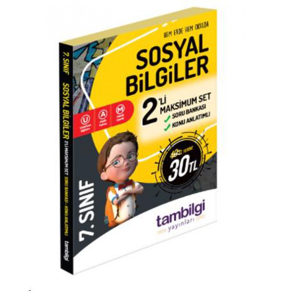 Tam Bilgi 7.Sınıf Sosyal Bilgiler 2 li Soru Bankası-Y.test