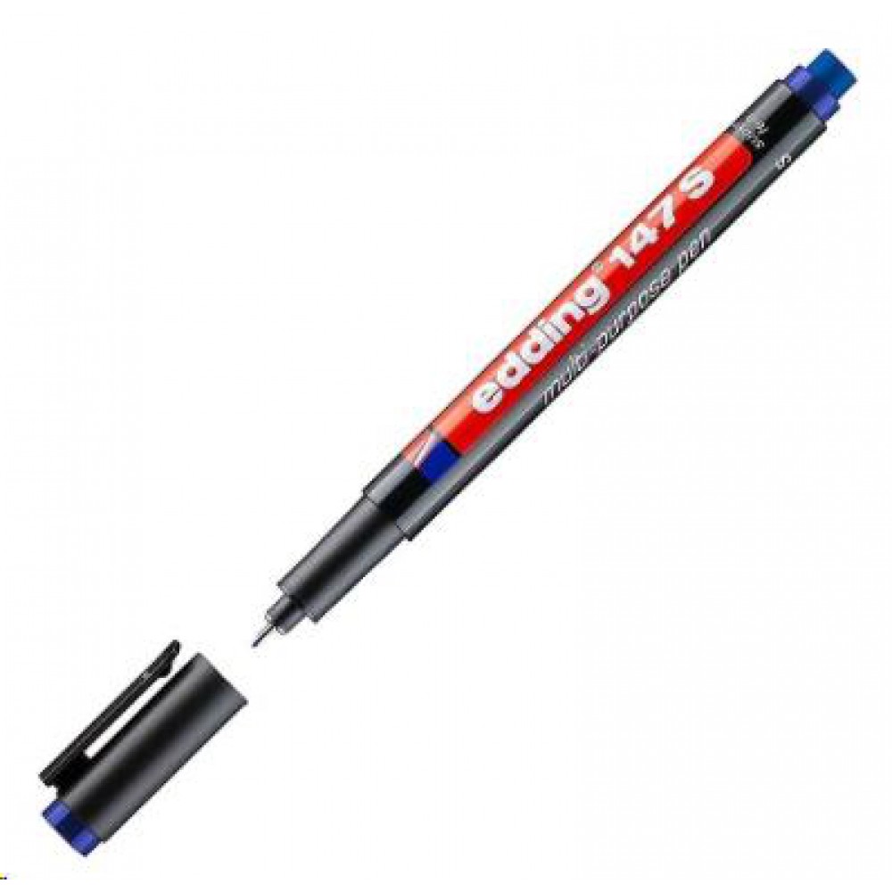 EDDİNG ASETAT KALEMİ SİLGİLİ E-147S MAVİ