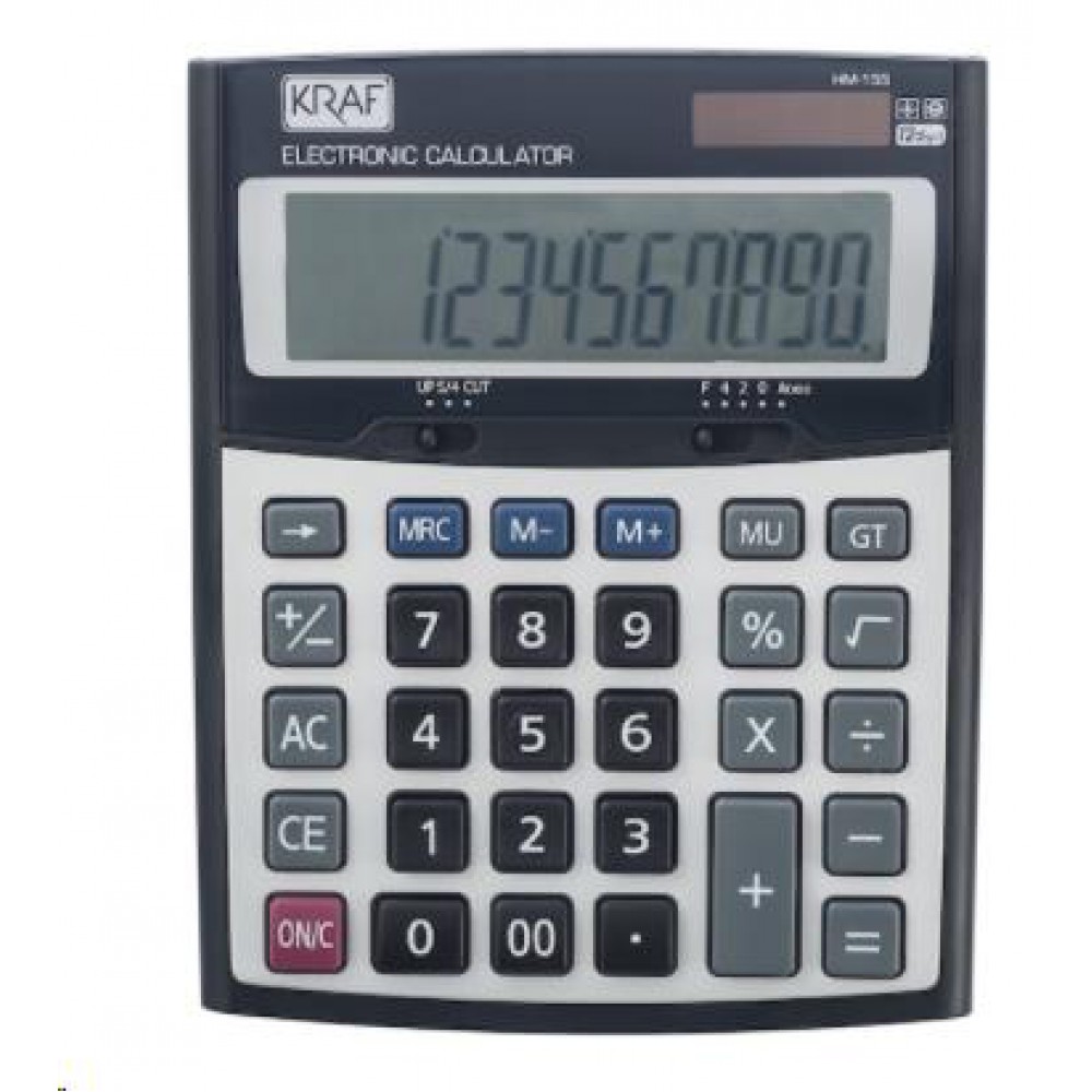 KRAF HESAP MAKİNASI MASAÜSTÜ 12 HANE HM-155