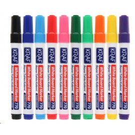 KRAF BEYAZ TAHTA KALEMİ DOLDURULABİLİR 10 LU SET 770-10