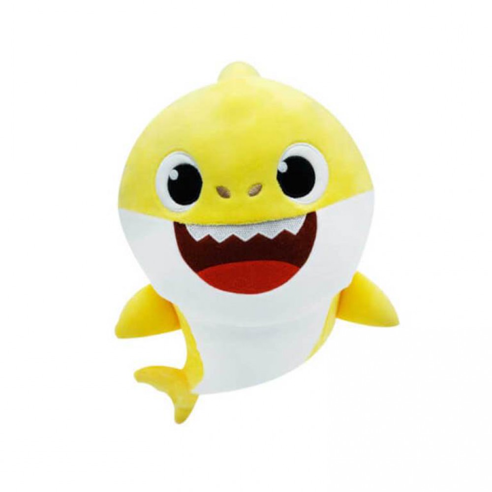  GP Baby Shark Şarkı Söyleyen  Mini Sesli Peluş 25cm
