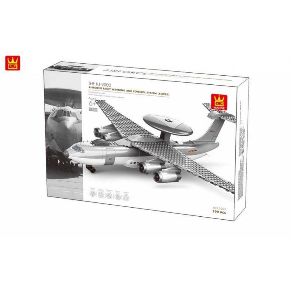 Wange 199 Parça Kj-2000 Awacs-Savaş Uçağı 5005