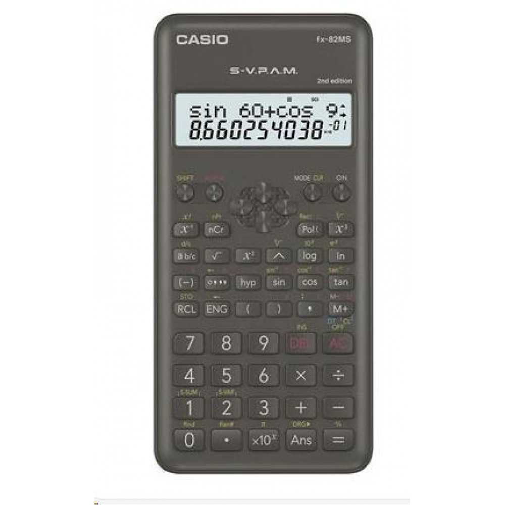 CASIO HESAP MAKİNESİ BİLİMSEL FX-82MS (2.NESİL)