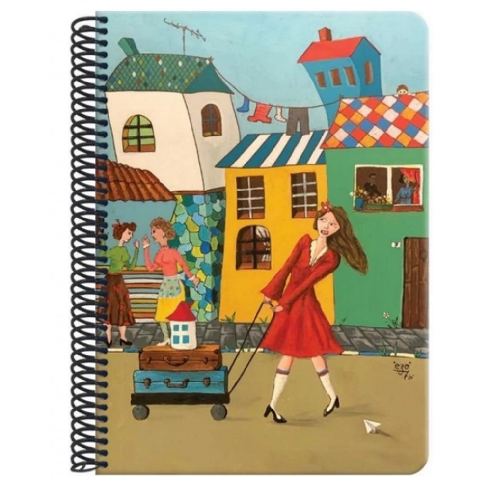 EZO SUNAL NEV GİRL SERT KAPAK 17*24 120YP ÇİZGİSİZ