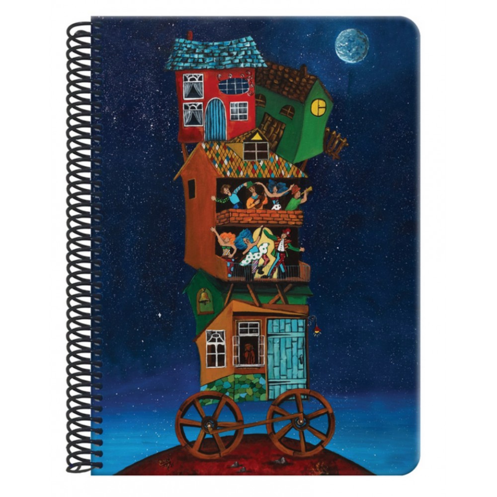 EZO SUNAL SPACE PARTY SERT KAPAK 17*24 120YP ÇİZGİLİ