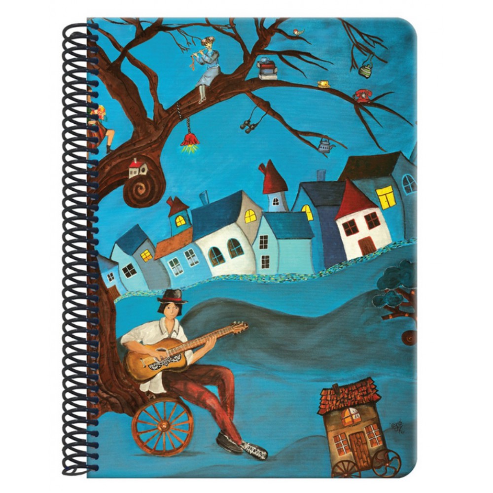 EZO SUNAL MESKEN SERT KAPAK 17*24 120YP ÇİZGİLİ