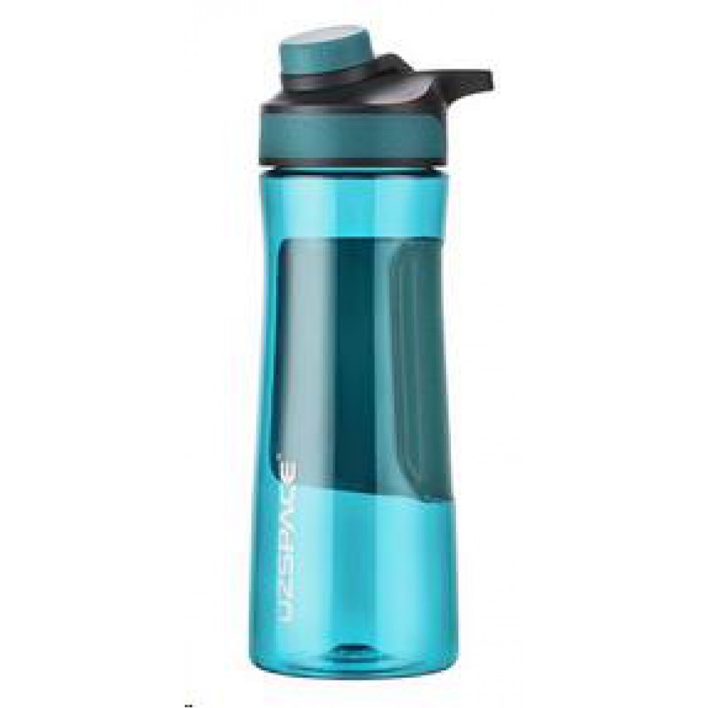 Uzspace Cyan Tritan 700ml Vidalı Emniyet Kapaklı Matara 9010