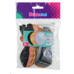 BALONEVİ METALİK BALON 12 Lİ - YETİŞKİN ASORTİ 12''