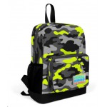 Coral High Kids Gri Kamuflaj Desenli İki Bölmeli İlkokul Sırt Çantası 23323