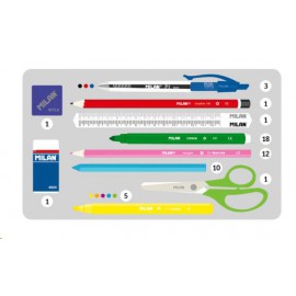 Milan Compact Fluo Pembe Setli Kalem Çantası 081364CFP