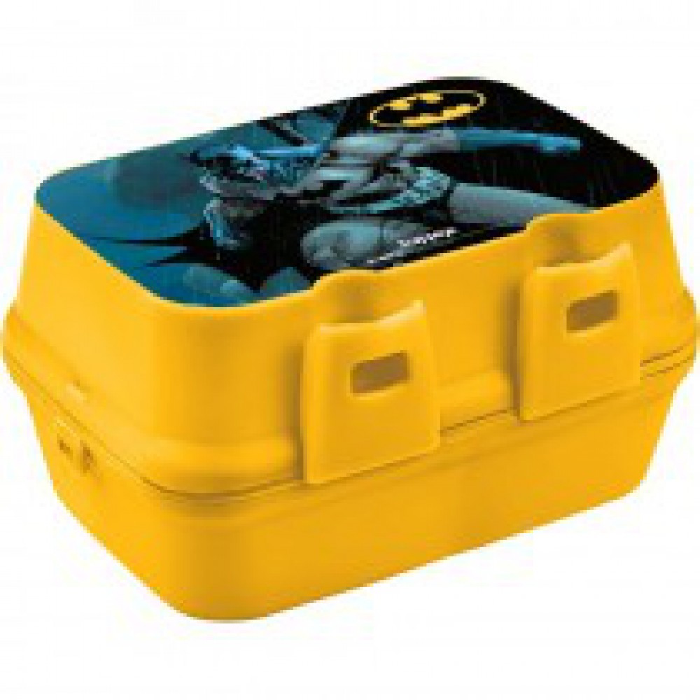 Tuffex Batman Lisanslı Master Lunch Box - Plastik Çocuk Saklama Kabı 