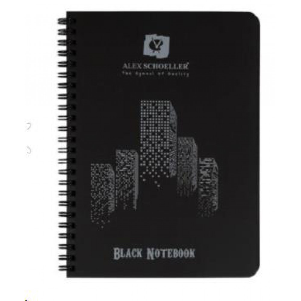 ALEX SPR.PP.KPK.SİYAH DEFTER A5 60 SYF