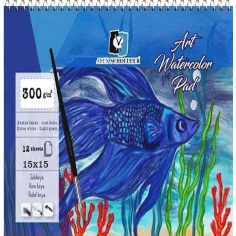 Schoellershammer Art Spiralli Sulu Boya Defteri 15 X 15 300 Gr. Alx 3954 