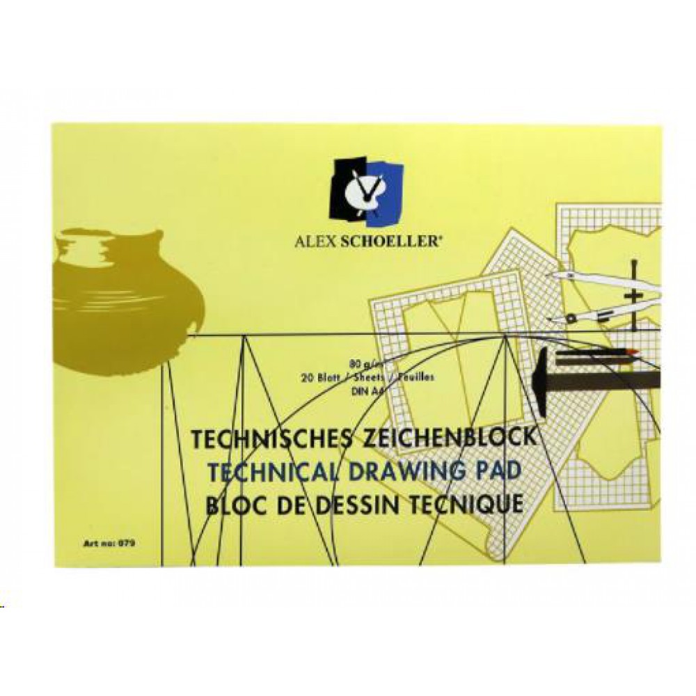 Alex Teknik A4 20 Ypr Yan Bloknot 80gr Alx-079