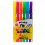 Pensan Keçeli Kalem 6 Lı Neon Renkler