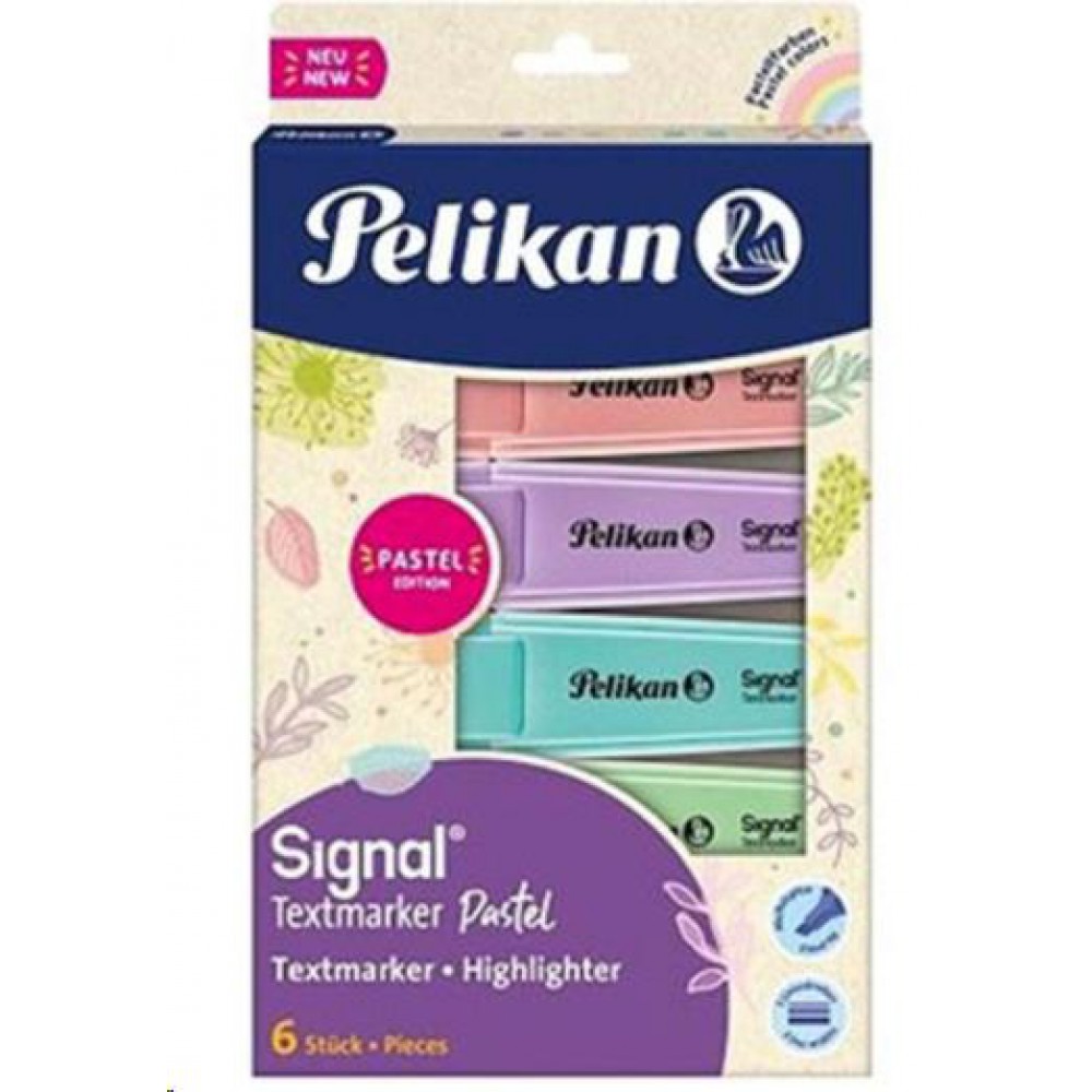 PELİKAN 490 FOSFORLU KALEM PASTEL 6 LI