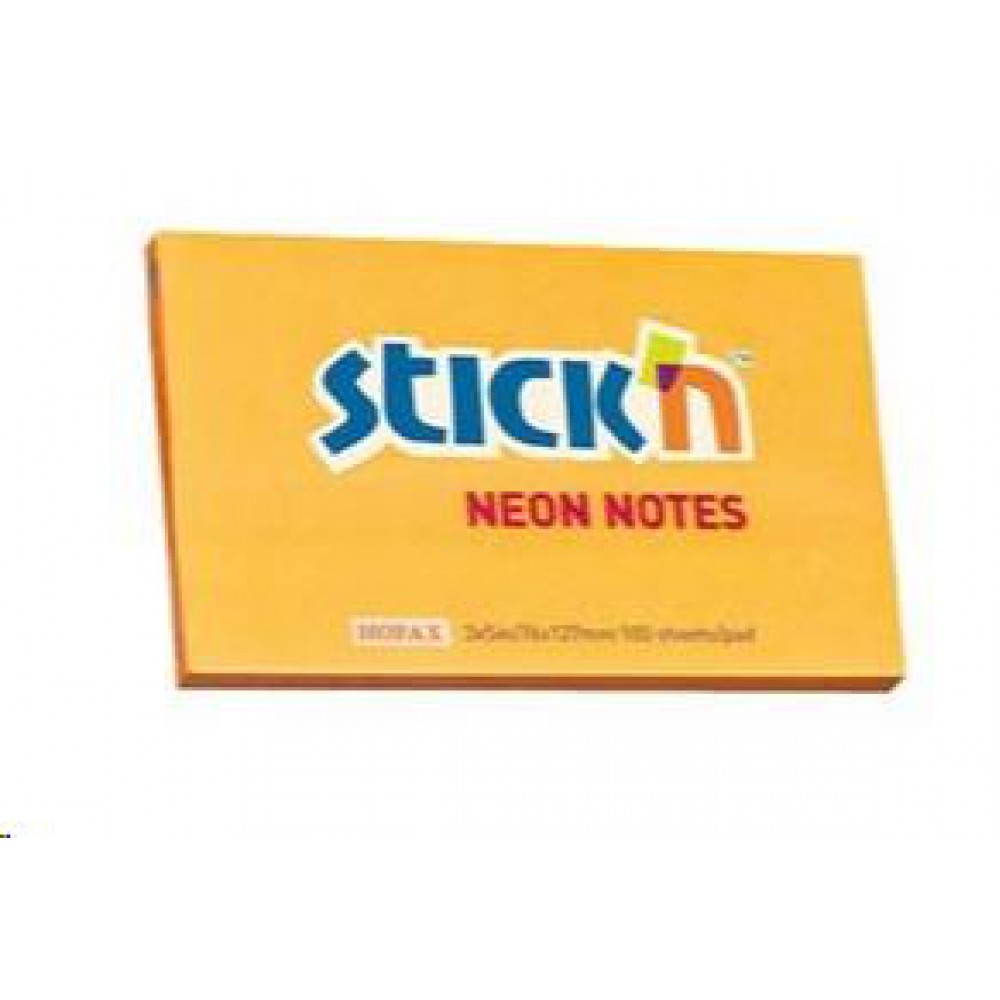 Gıpta Stıckn Not Kağ. Neon Turuncu 76x127mm 100y