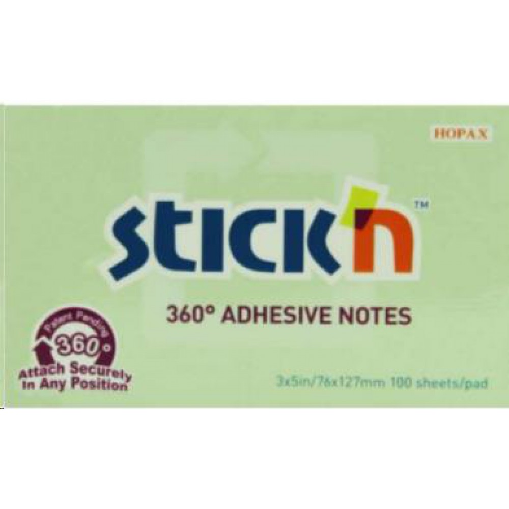 Gıpta 100 Yaprak 76 X 127 Stıckn Eco Notes Pastel Yeşil Yapışkanlı Not Kağıdı