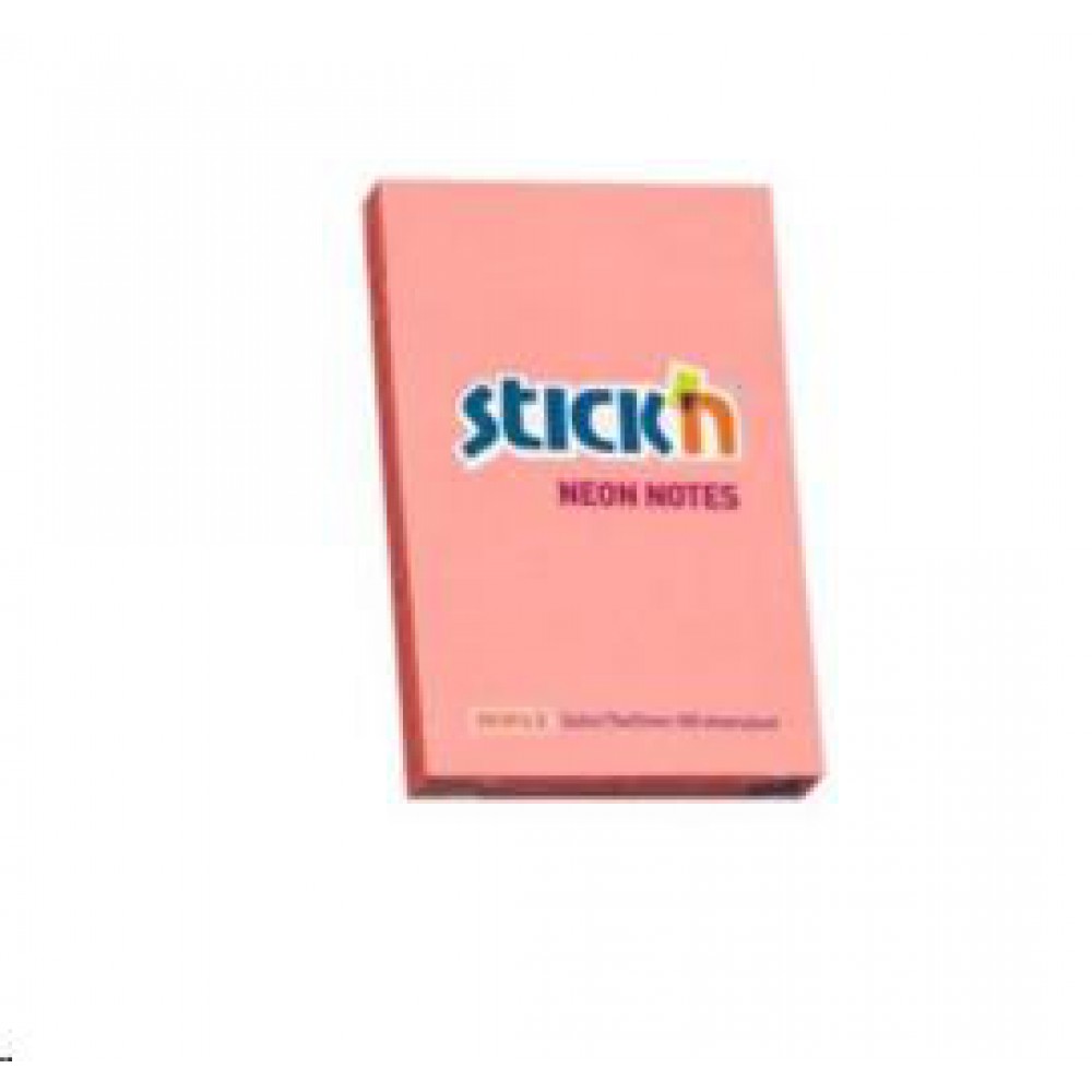 Gıpta Neon Pembe 76x51 100 Yaprak Stickn Yapışkanlı Not Kağıdı 