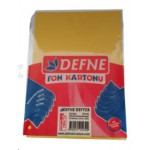 Defne Fon Kartonu 24x34 Hamurundan Boyalı 120gr 10 renk