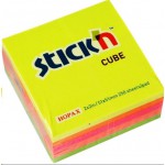 Gıpta Stickn Yapışkanlı Not Kağıdı Küp 250 Yaprak 50x50mm Neon 5 Renk 