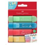 Faber Castell Fosforlu Kalem Seti Pastel 4 Lü - 254625
