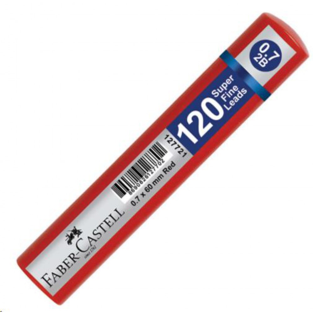 Faber Castell Kırmızı Tüp Grip Min 0,7 2b 60 Mm 120'li