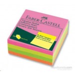 Faber Castell Faber Yapışkan Notluk 75x75mm Renkli 320yp 