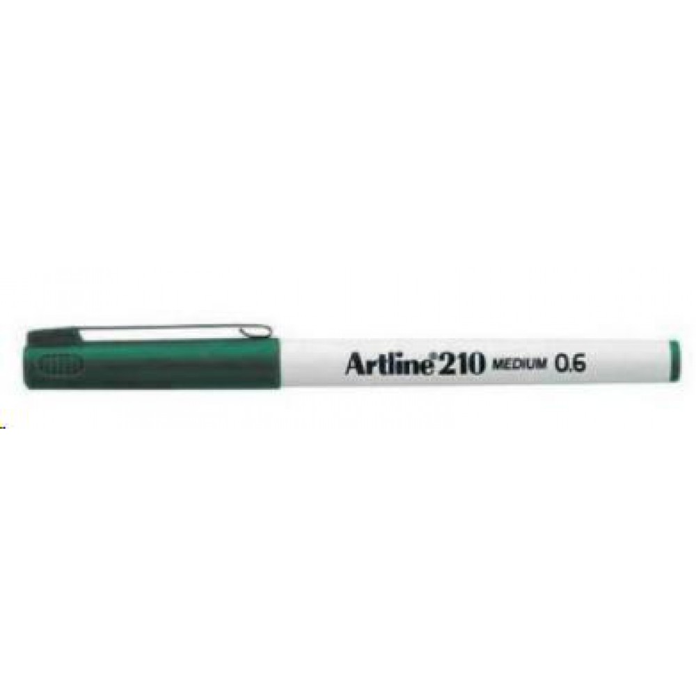 ARTLİNE 210N KEÇE UÇLU YAZI KALEMİ UÇ 0,6MM KOYU YEŞİL