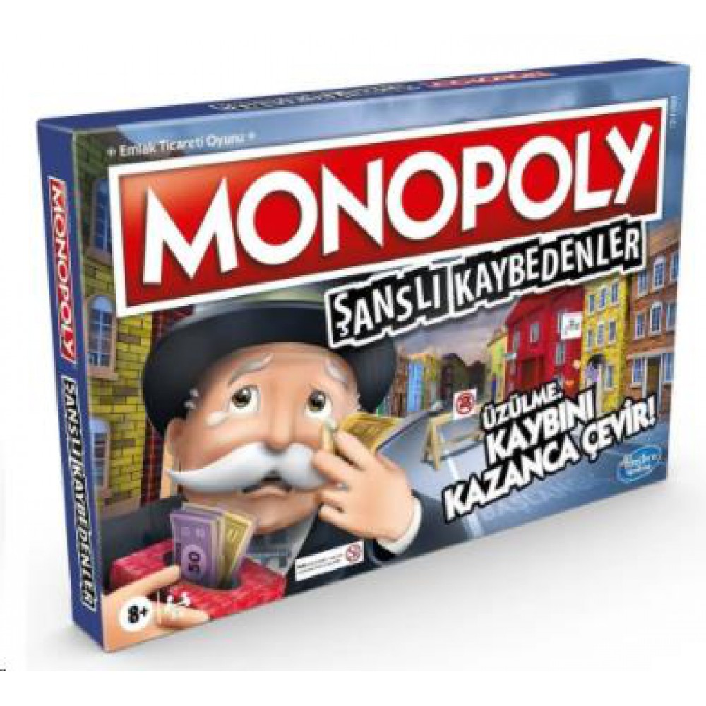 HASBRO MONOPOLY ŞANSLI KAYBEDENLER E9972 +8 yaş