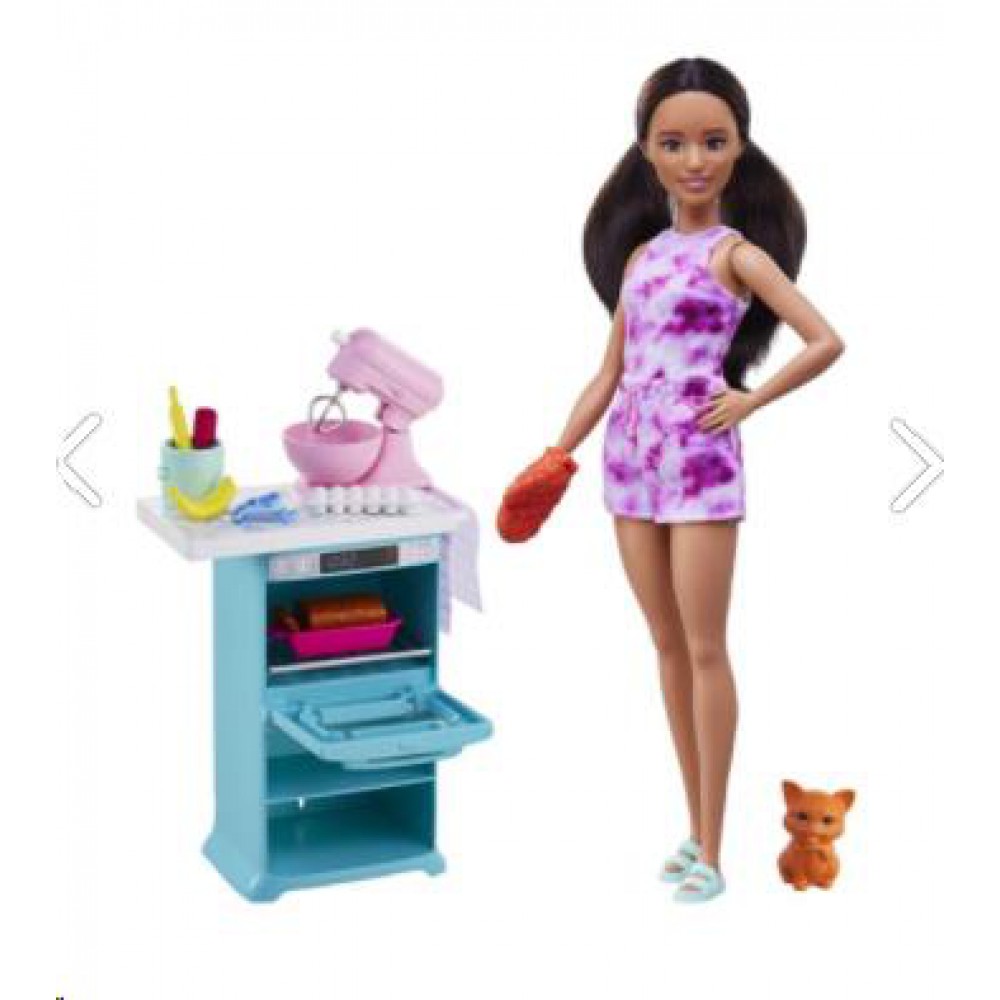 Mattel Barbie Ile Mutfak Maceraları Oyun Seti HCD44