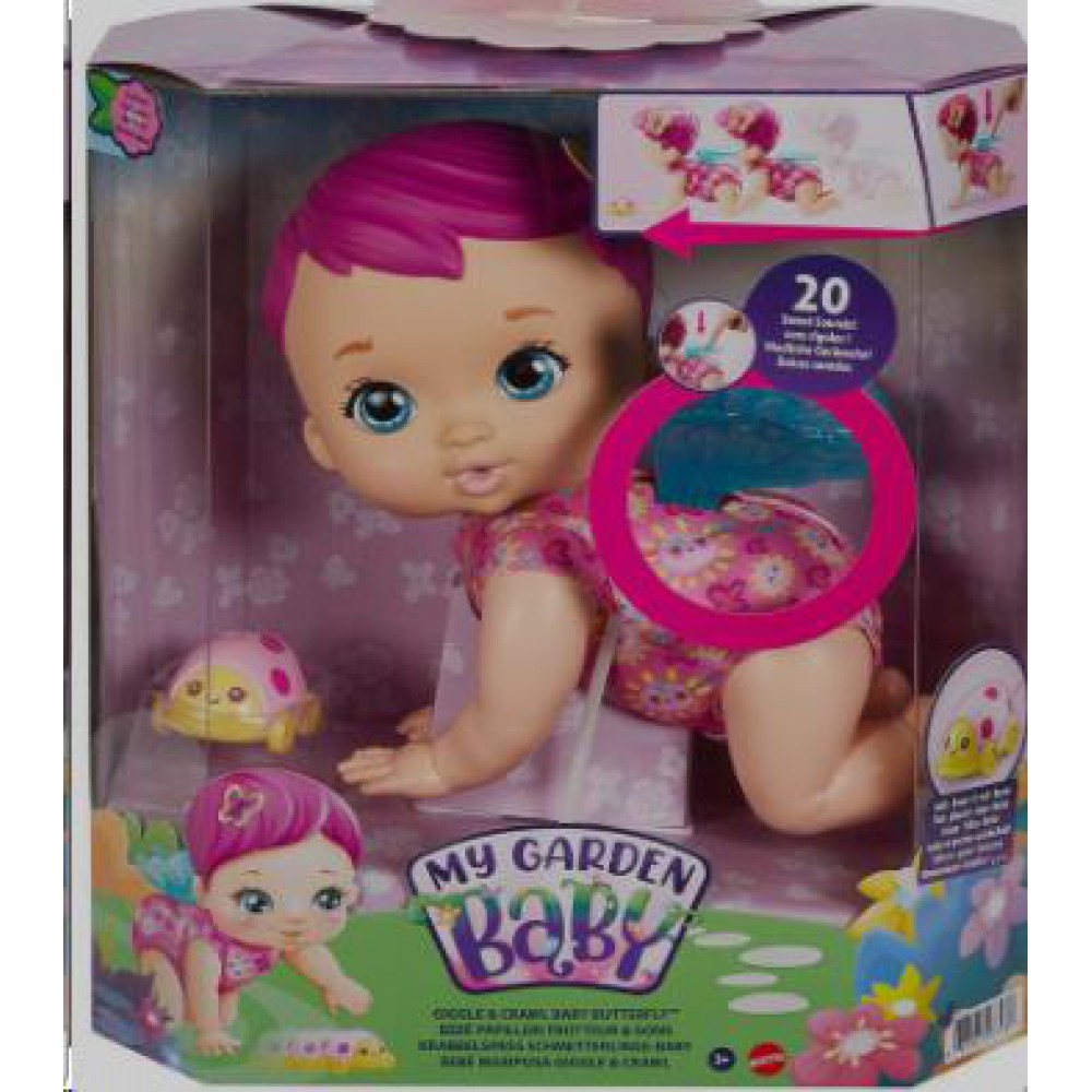 Mattel My Garden Baby Neşeli Ve Hareketli Kelebek Bebeğim (30cm) 