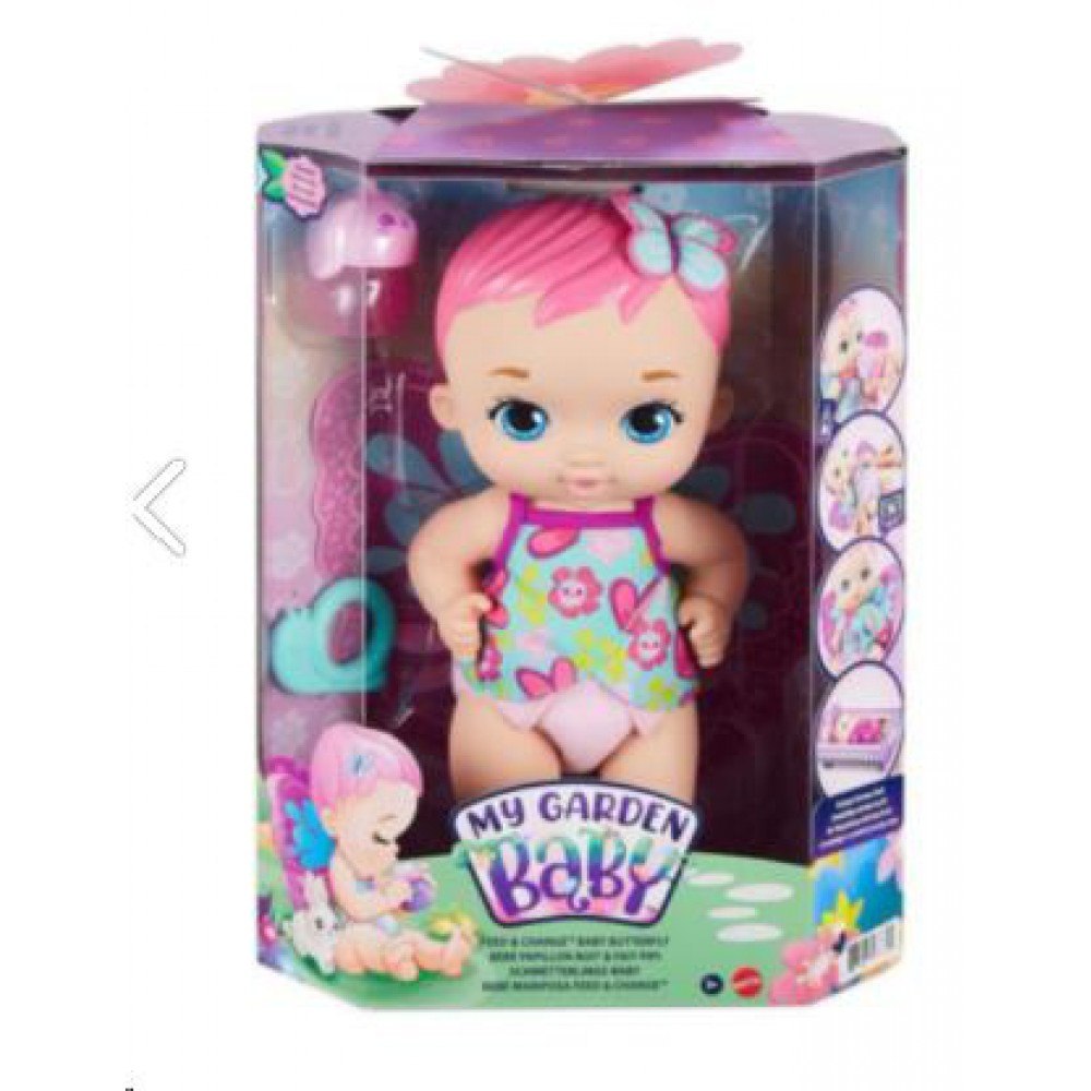 My Garden Baby, Kelebek Bebeğimin Bakım Zamanı, Pembe Saçlı Bebek