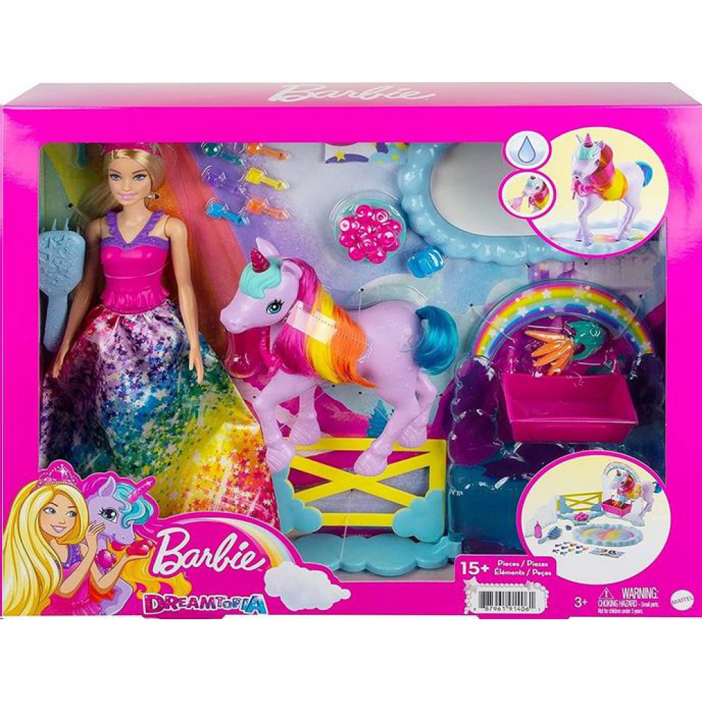 Mattel Barbie Dreamtopia Bebek Ve Tek Boynuzlu At GTG01