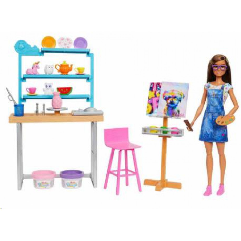 Mattel Barbie'nin Sanat Atölyesi Oyun Seti HCM85