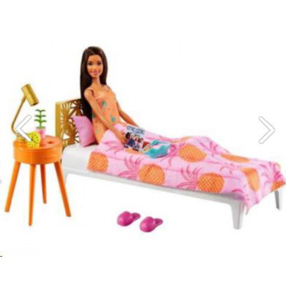 Mattel Barbie Bebek Ve Yatak Odası Oyun Seti GTD87 