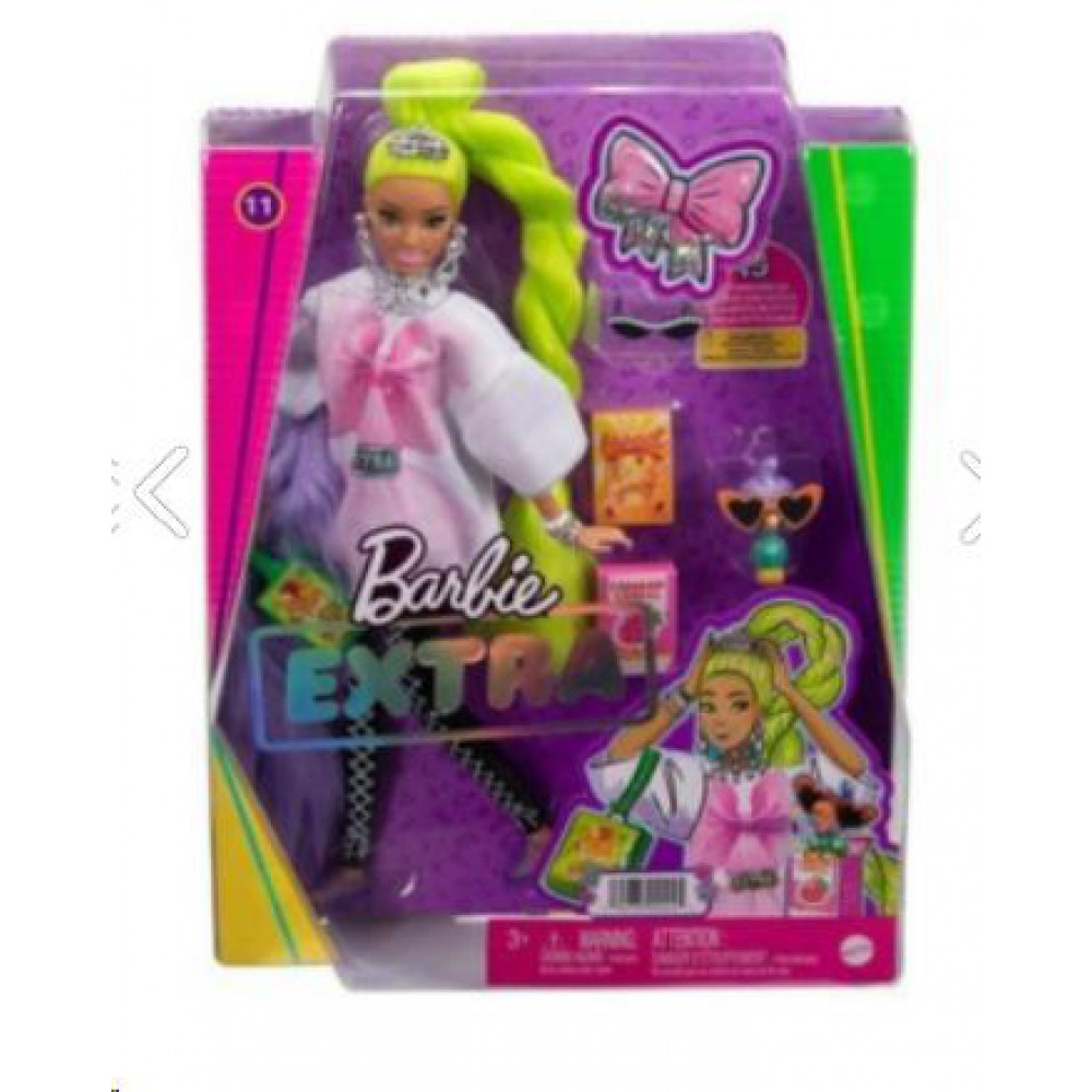 MATTEL BARBİE EXTRA-NEON SAÇLI BEBEK HDJ44