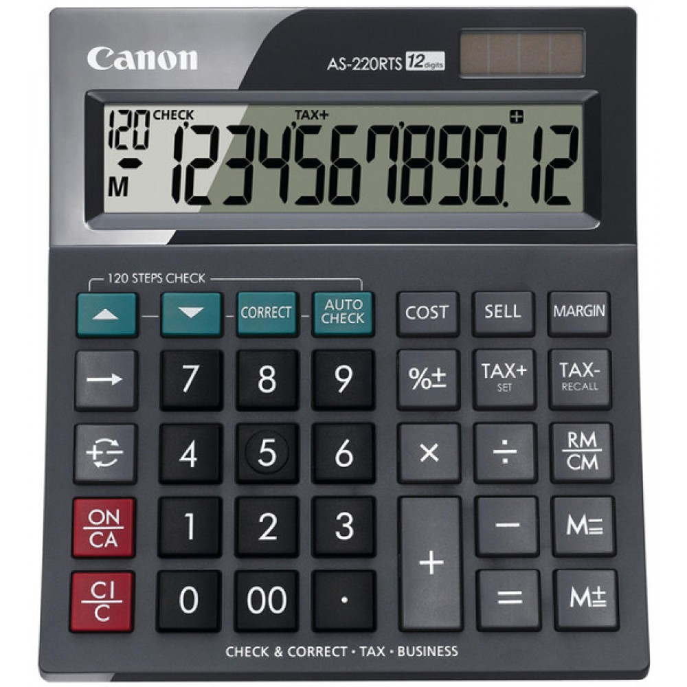 CANON AS-220 RTS HESAP MAKİNASI